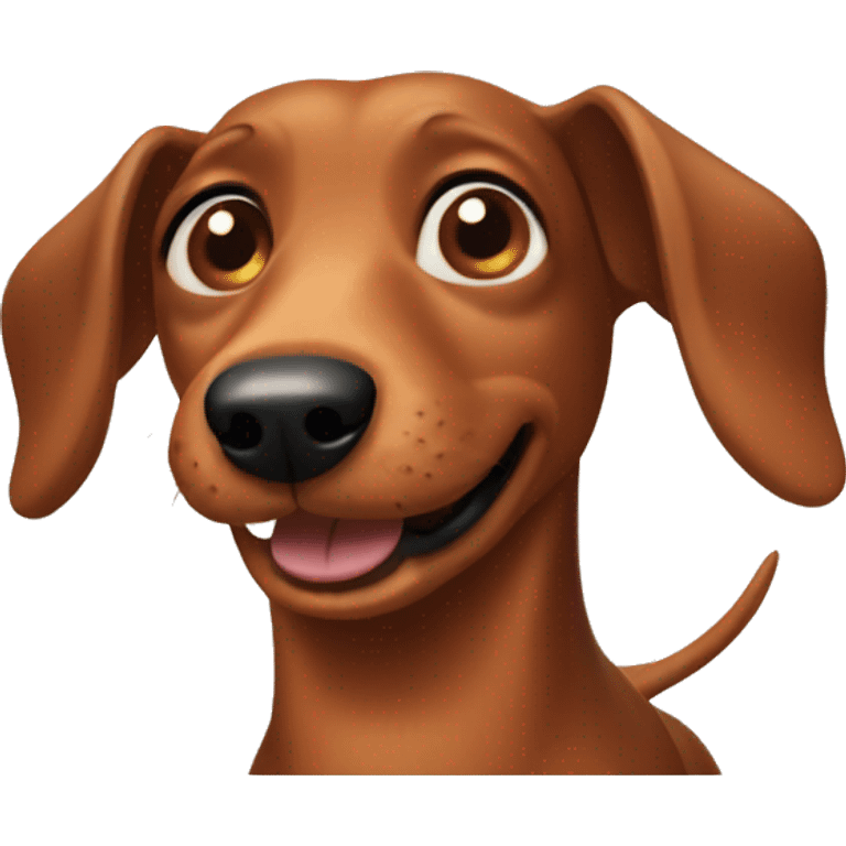 Sausage dog emoji