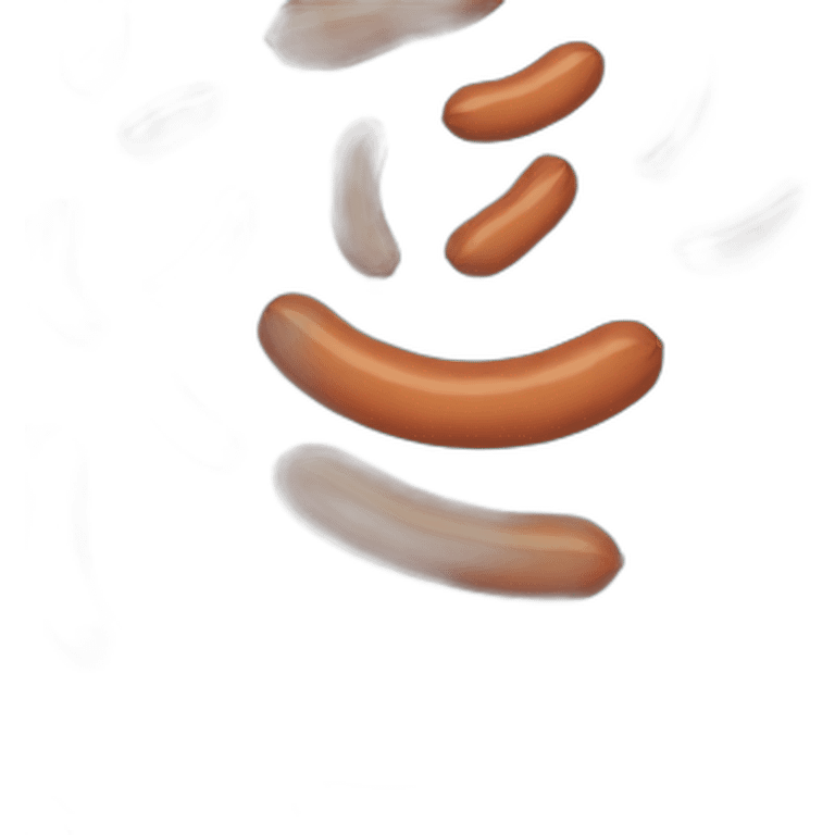 Happy sausage emoji