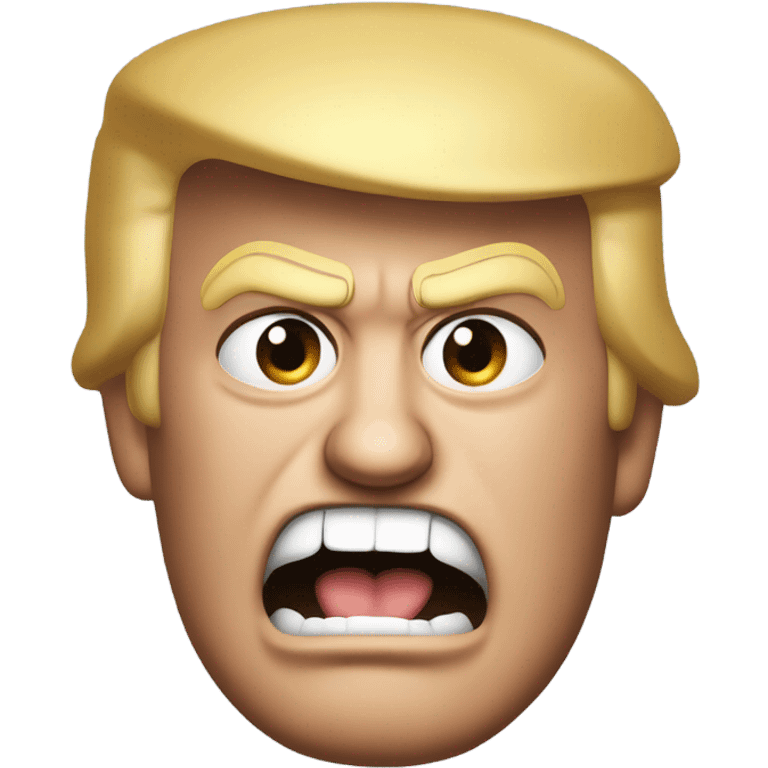 Angry donald trump  emoji