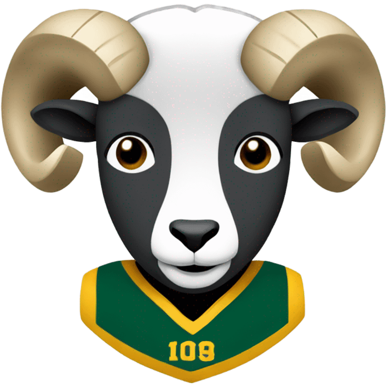 RAM with a Rams football jersey  emoji