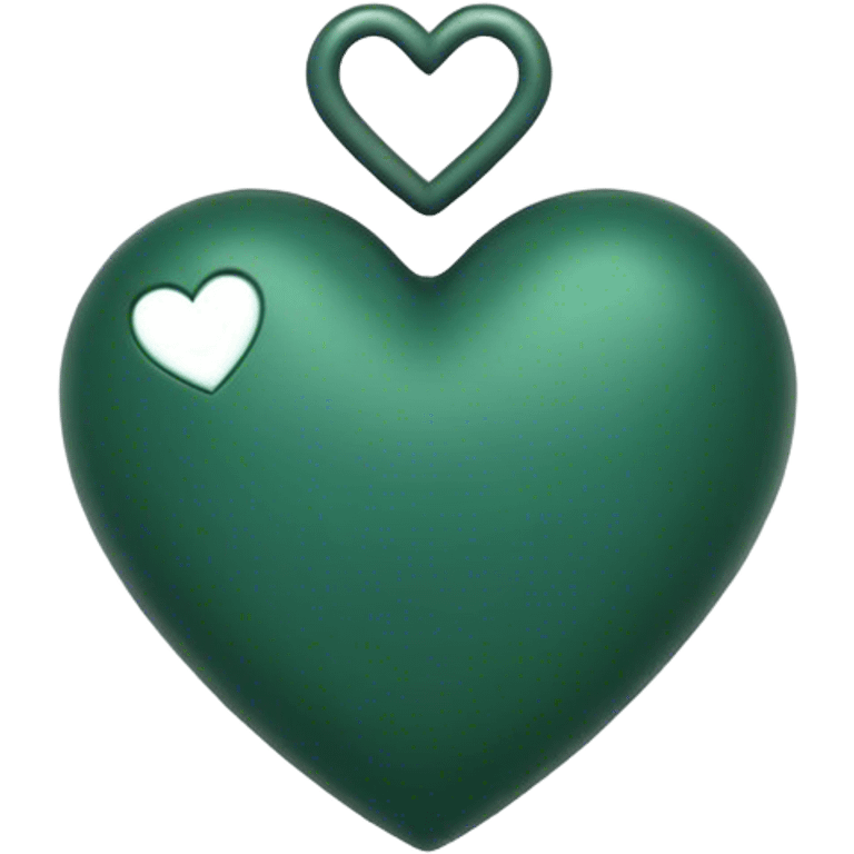 dark green heart emoji