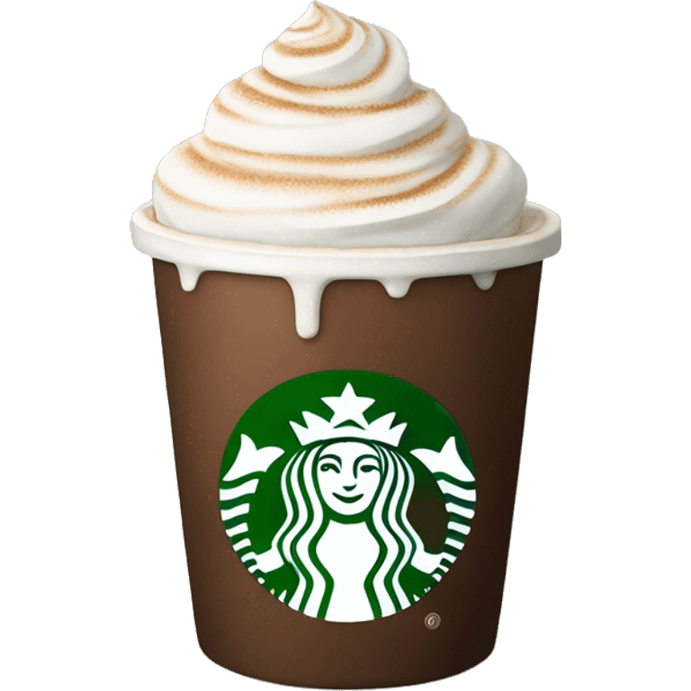 starbucks hot chocolate emoji