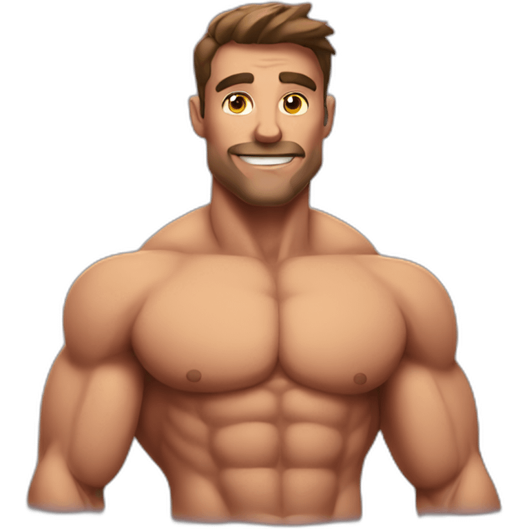 muscle guy emoji