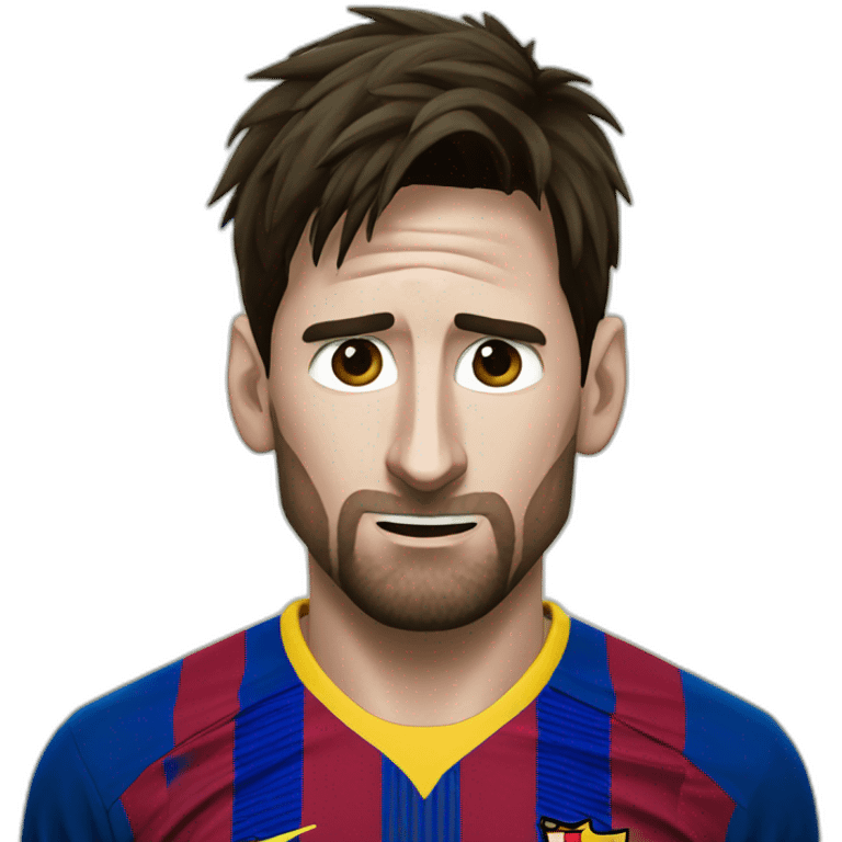 Messi qui pleure  emoji