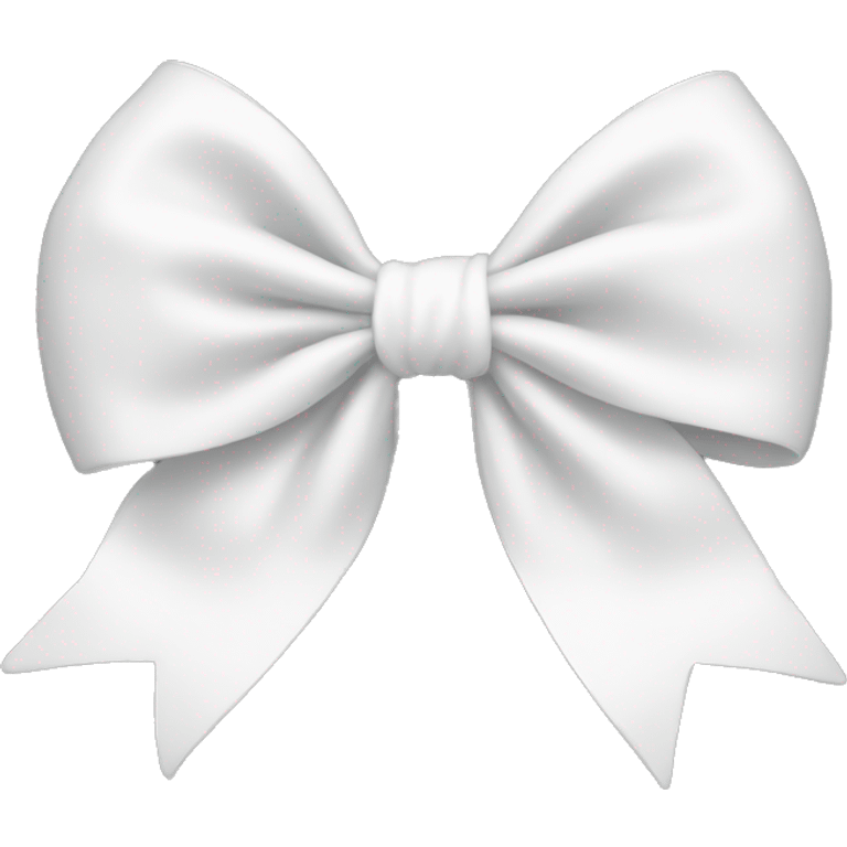 white bow emoji