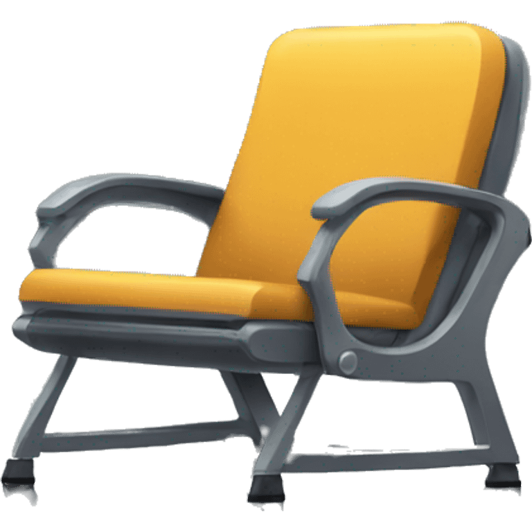 Airport waiting chair emoji