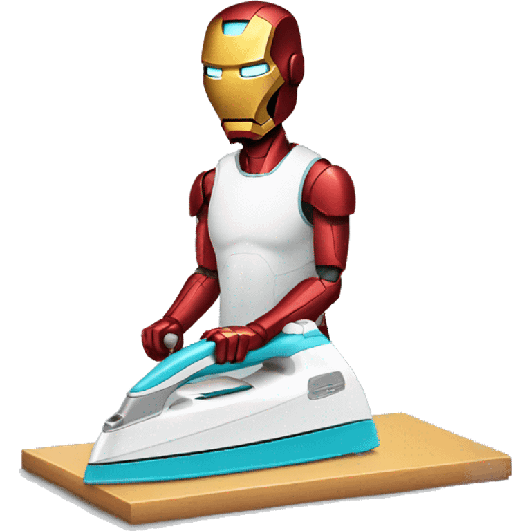 ironman ironing clothes emoji