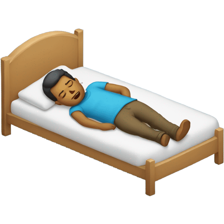 Sleeping guy emoji