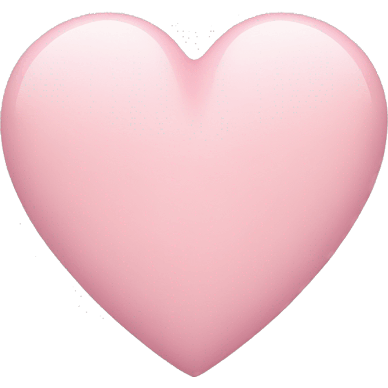 pastel pink heart emoji