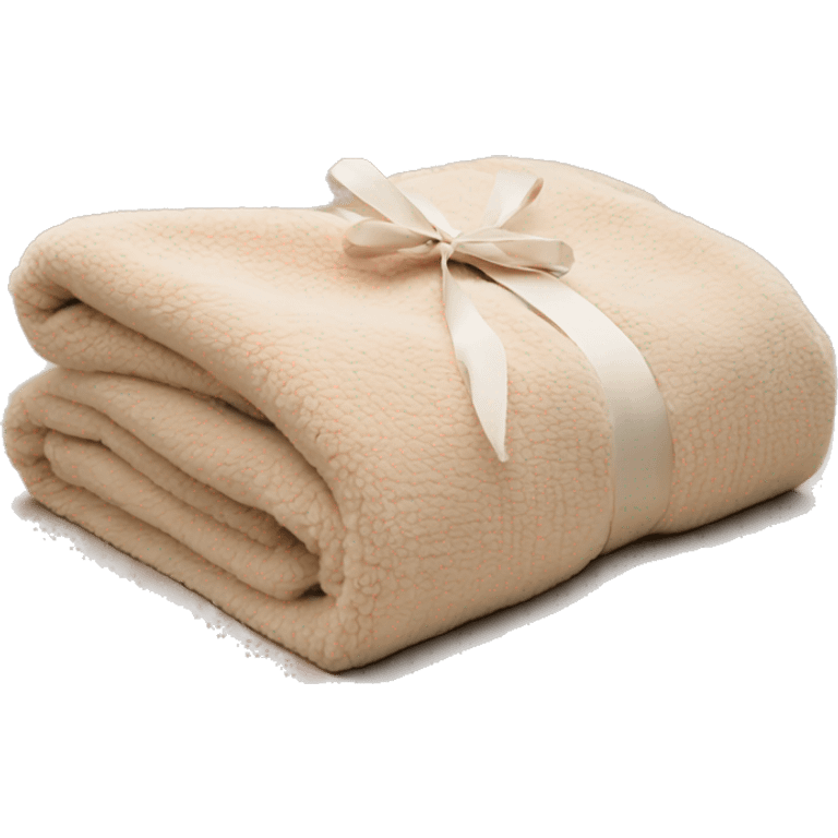 Bundle blanket beige emoji