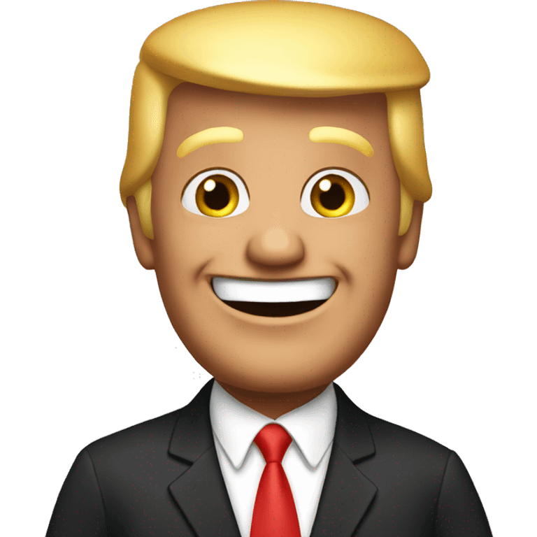 TRUMP happy emoji