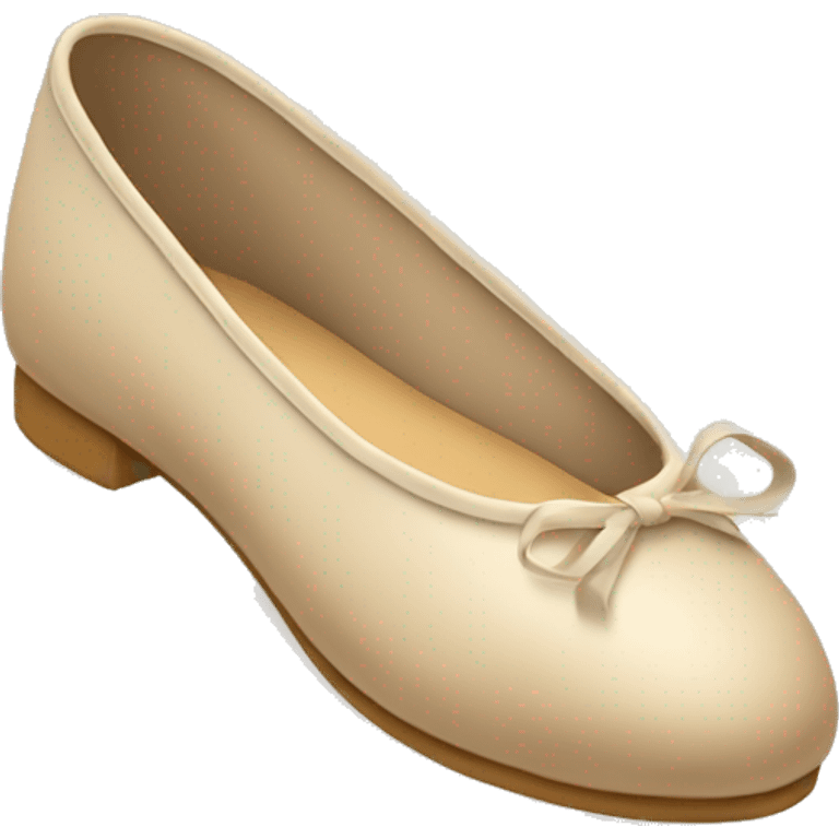 Ballerina Shoes in beige  emoji