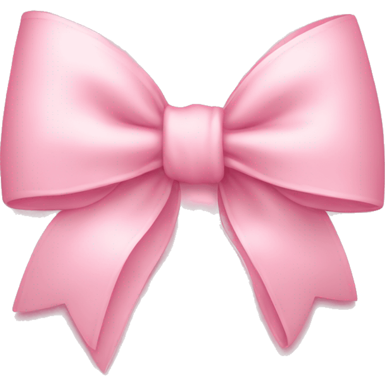 light pink bow on light pink bow emoji