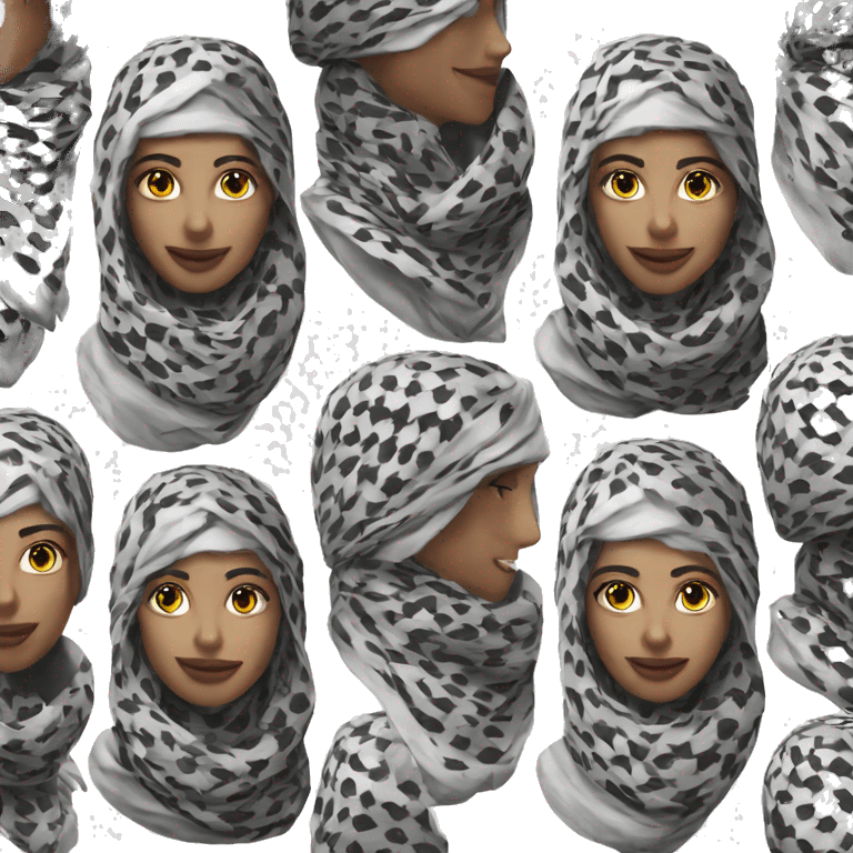 photorealistic keffiyeh emoji