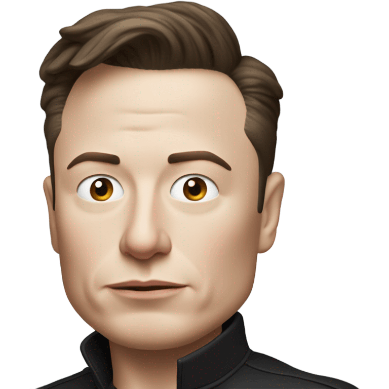 Elon Musk Holding Clouds emoji