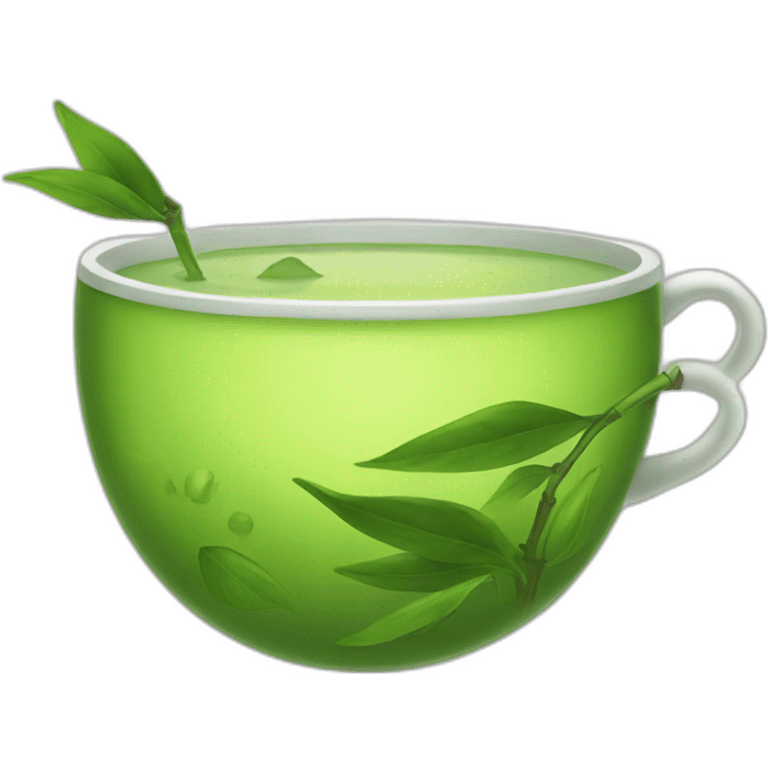 Japanese green tea emoji