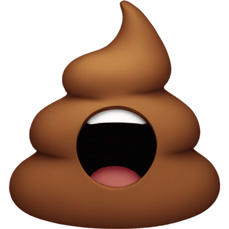 Inverted poop emoji emoji