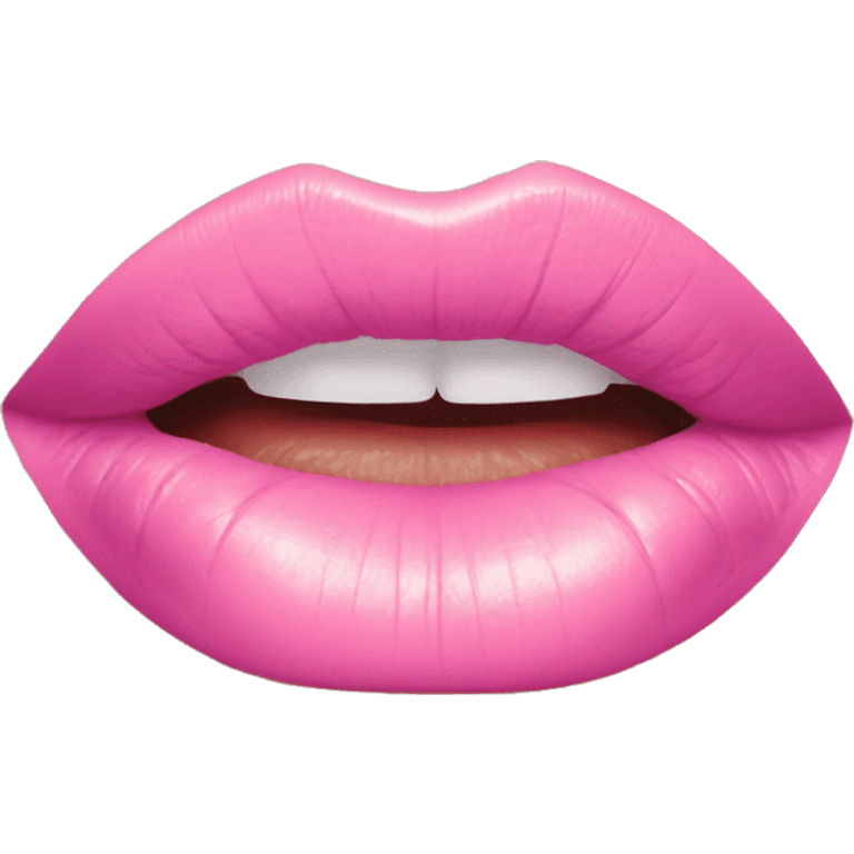 Dior Pink lip gloss emoji