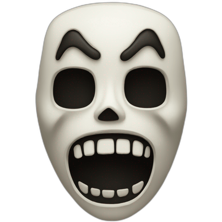 Scream mask emoji