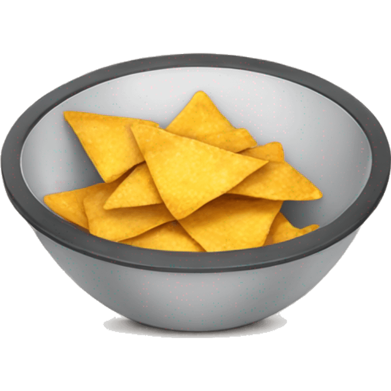 bowl of nachos no sauce emoji