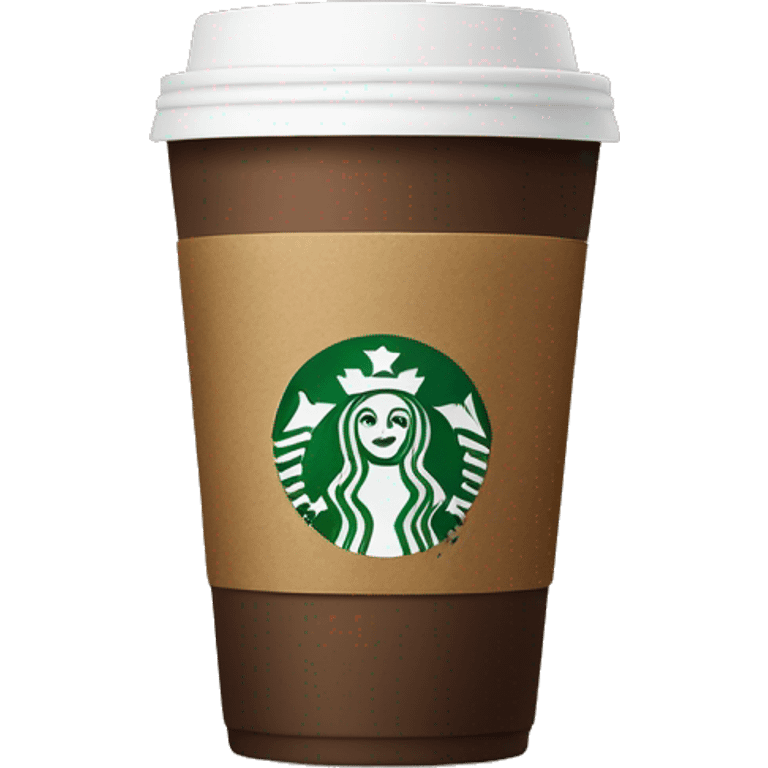 Starbucks coffee emoji