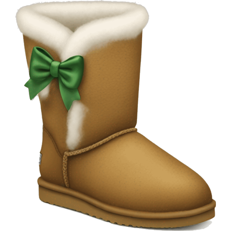 Uggs with bow emoji