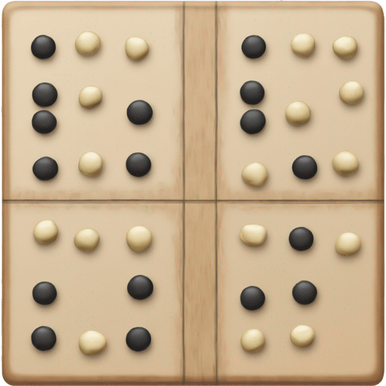 Baduk board with an interesting game position emoji