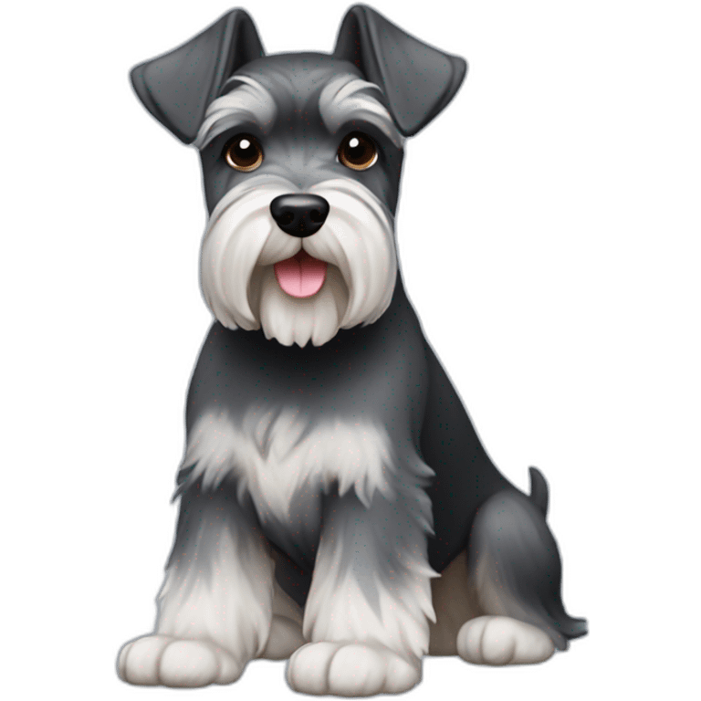 miniature schnauzer big emoji