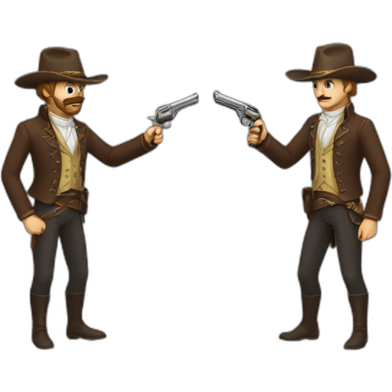 duel-with-pistols emoji