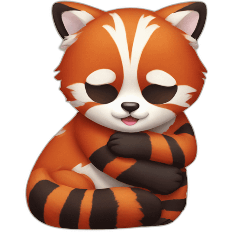 redpanda-hugging-cat emoji