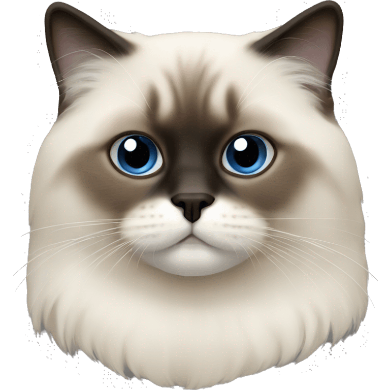 Birman cat emoji