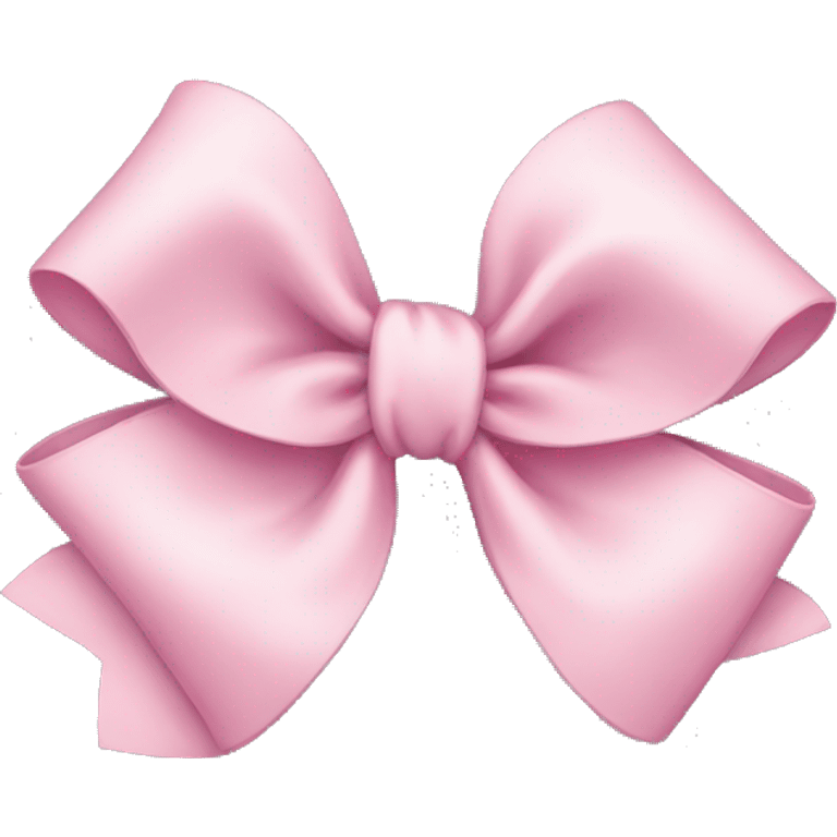 Light pink bow emoji