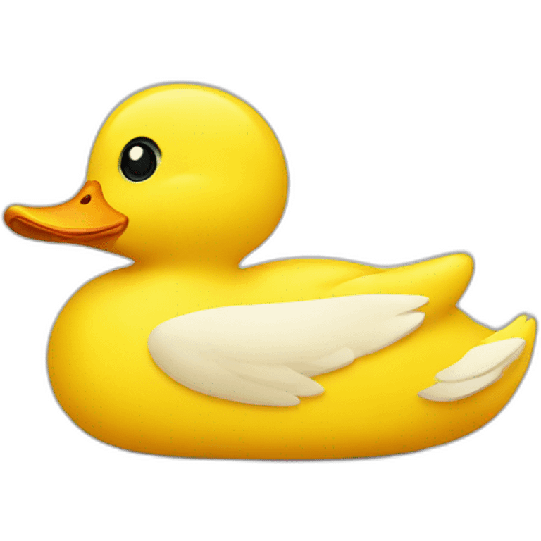 Yellow duck emoji