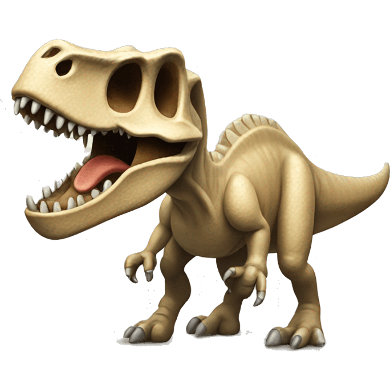 dinosaur fossil emoji