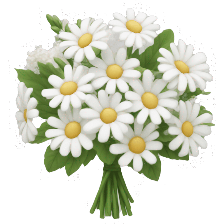 white  bouquet emoji