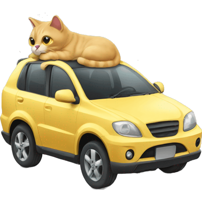 Cat car emoji