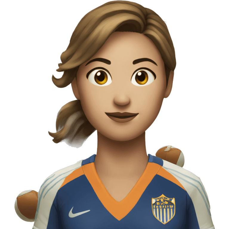 Futbol mujer emoji