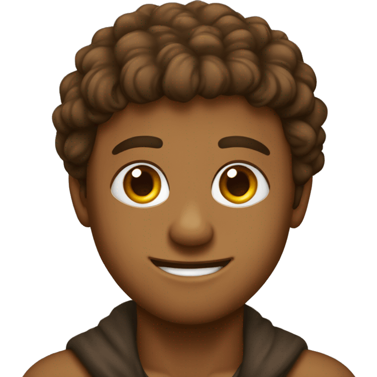 eu tenho olho marrom tem cabelo tenho cor de pele emoji