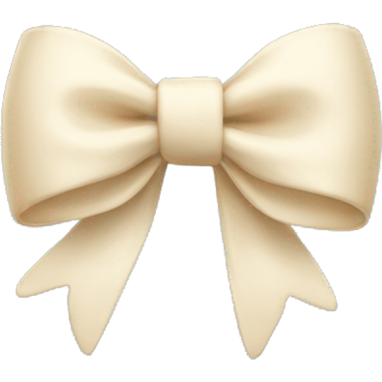 Cream bow  emoji