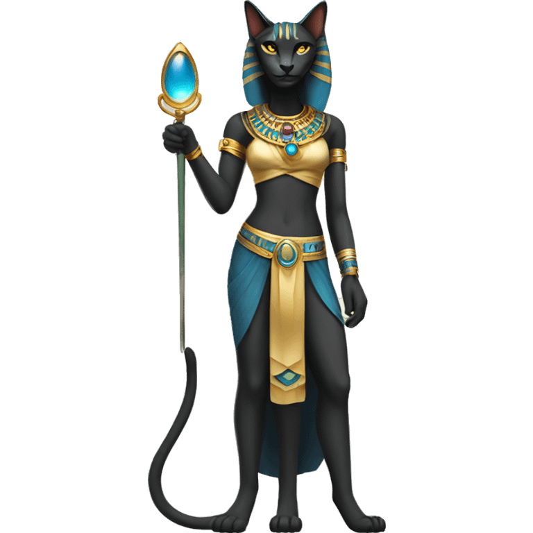 bastet goddess full body  emoji