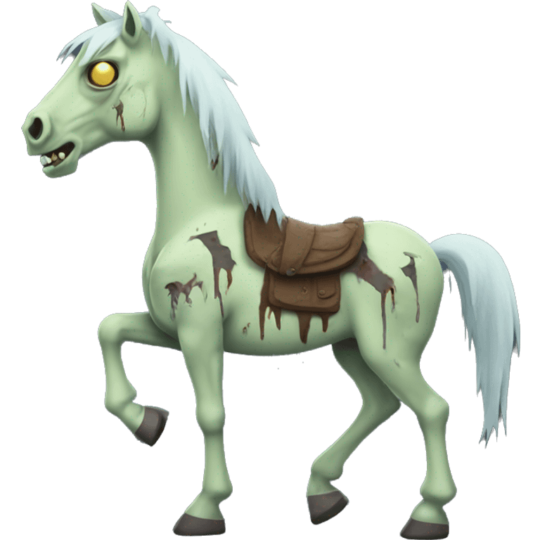 zombie horse full body emoji