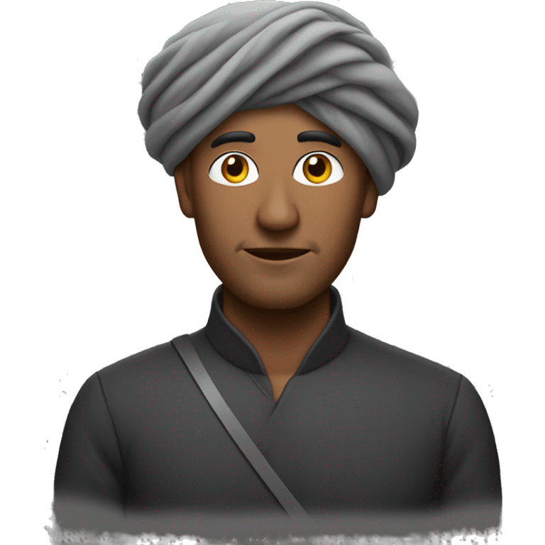 Man with pushtoon turban emoji