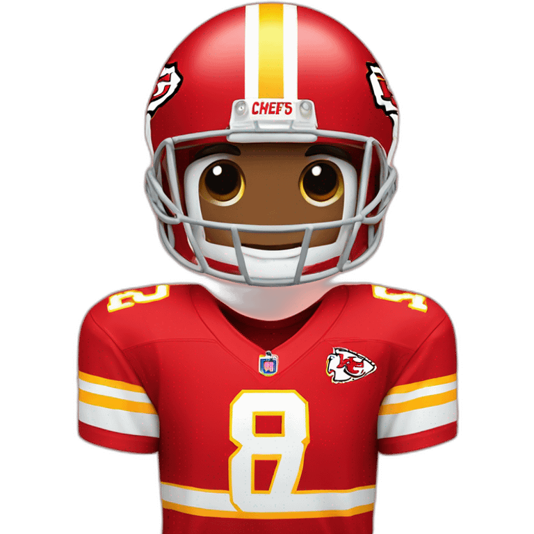 kansas city chiefs jersey number 87 emoji