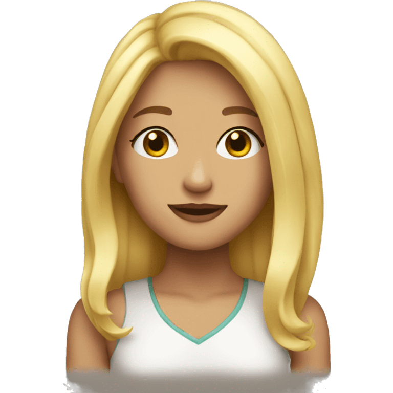 Blonde pecas emoji