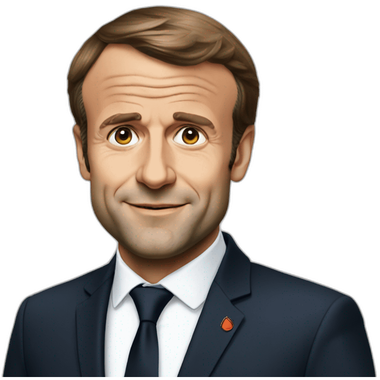 Emmanuel Macron emoji