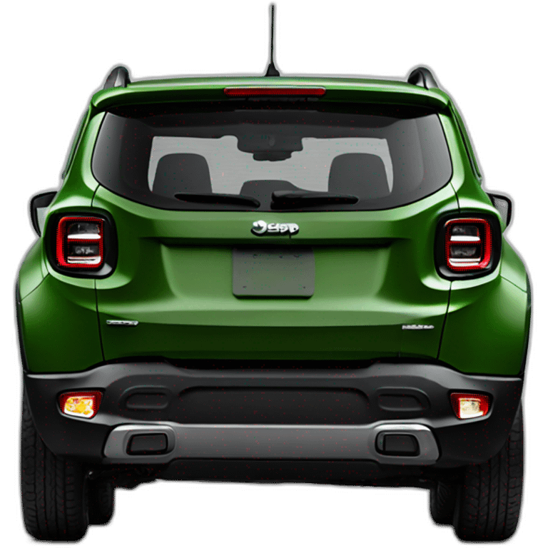 Jeep Renegade farm Green emoji