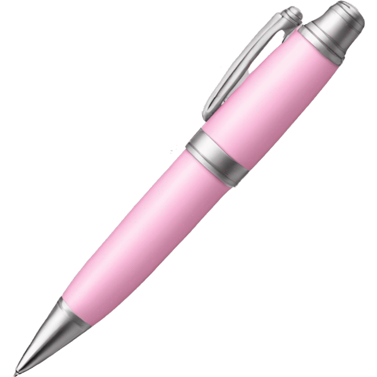 Light pink pen emoji