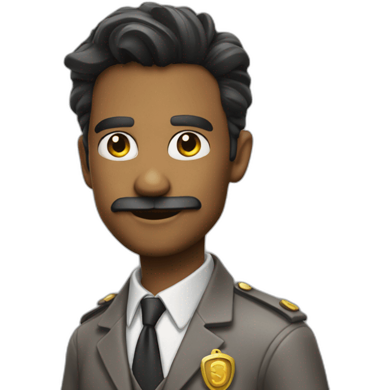 smirking detective emoji