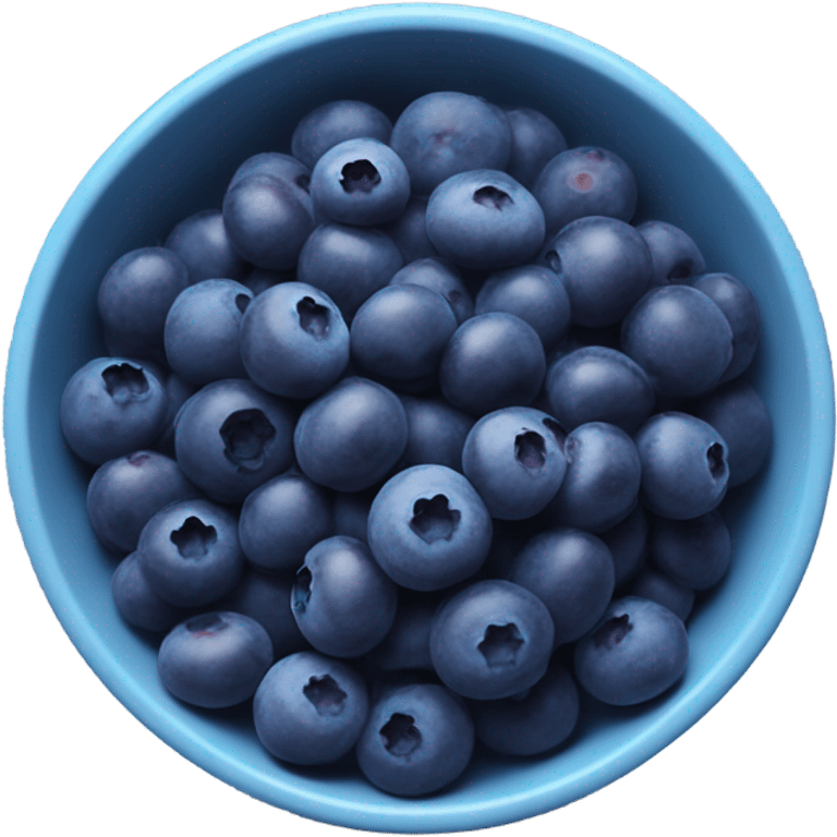 bowl of small wild blueberries emoji