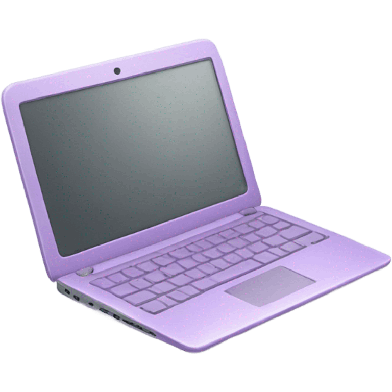 Lilac laptop emoji